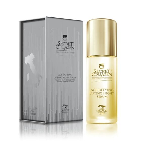 SECRET COLLAGEN Age Defying Lifting Night Serum - Picture 1 of 10